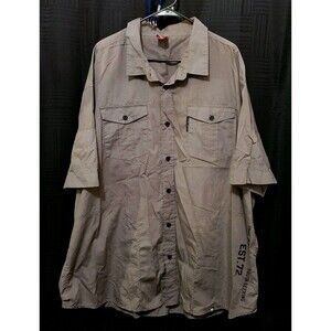 Ecko Unltd Men's 5XB Gray Button-Up Short Sleeve Casual Shirt